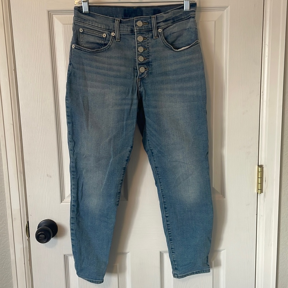 Lucky Brand High-rise Light-wash Cropped Jeans